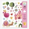 160 Stickers Princesse Marguerite DJECO Multicolore - Djeco -Jouets Pour Enfants 160 stickers princesse marguerite djeco