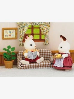 5013 - Papa Lapin Chocolat Avec Salon SYLVANIAN FAMILIES Beige - Sylvanian 11 5013 - Papa Lapin Chocolat Avec Salon SYLVANIAN FAMILIES Beige - Sylvanian -Jouets Pour Enfants 5013 papa lapin chocolat avec salon sylvanian families 3