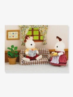 5013 - Papa Lapin Chocolat Avec Salon SYLVANIAN FAMILIES Beige - Sylvanian 13 5013 - Papa Lapin Chocolat Avec Salon SYLVANIAN FAMILIES Beige - Sylvanian -Jouets Pour Enfants 5013 papa lapin chocolat avec salon sylvanian families 5