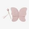 Ailes De Papillon En Gaze De Coton + Baguette Magique Rose - Vertbaudet 2 Ailes De Papillon En Gaze De Coton + Baguette Magique Rose - Vertbaudet -Jouets Pour Enfants ailes de papillon en gaze de coton baguette magique