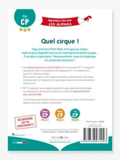 Apprendre à Lire Avec Les Alphas - Quel Cirque ! RÉCRÉALIRE Vert - Recrealire -Jouets Pour Enfants apprendre a lire avec les alphas quel cirque recrealire 3