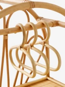 Armoire Poupon En Rotin Beige - Vertbaudet -Jouets Pour Enfants armoire poupon en rotin 3