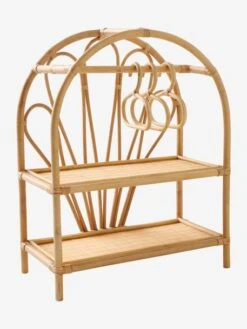 Armoire Poupon En Rotin Beige - Vertbaudet -Jouets Pour Enfants armoire poupon en rotin 5