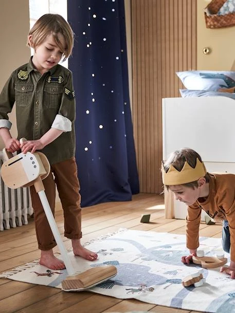 Aspirateur Balai En Bois FSC® Blanc - Vertbaudet 4 Aspirateur Balai En Bois FSC® Blanc - Vertbaudet – Image 2