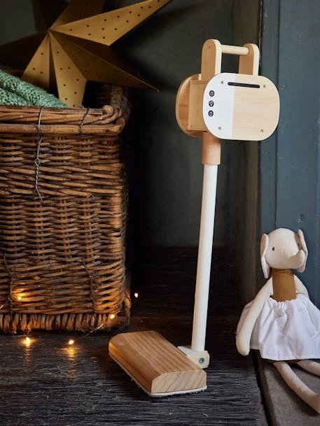 Aspirateur Balai En Bois FSC® Blanc - Vertbaudet 5 Aspirateur Balai En Bois FSC® Blanc - Vertbaudet – Image 3