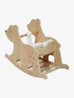 Bascule Ours Polaire En Bois FSC® Naturel - Vertbaudet -Jouets Pour Enfants bascule ours polaire en bois fsc 3