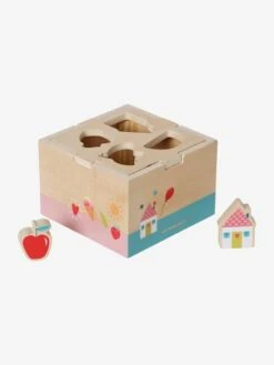Boite Des Formes à Encastrer CROQUE LA VIE En Bois FSC® Rouge - Vertbaudet -Jouets Pour Enfants boite des formes a encastrer croque la vie en bois fsc 4