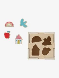 Boite Des Formes à Encastrer CROQUE LA VIE En Bois FSC® Rouge - Vertbaudet -Jouets Pour Enfants boite des formes a encastrer croque la vie en bois fsc 5