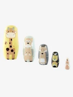 Boites Gigognes Animaux En Bois Multicolore - Vertbaudet -Jouets Pour Enfants boites gigognes animaux en bois 3