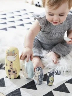 Boites Gigognes Animaux En Bois Multicolore - Vertbaudet -Jouets Pour Enfants boites gigognes animaux en bois 4