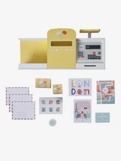 Bureau De Poste En Bois FSC® Blanc - Vertbaudet -Jouets Pour Enfants bureau de poste en bois fsc 3