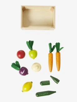 Cagette De Légumes Pour Dinette En Bois FSC® Multicolore - Vertbaudet -Jouets Pour Enfants cagette de legumes pour dinette en bois fsc 2