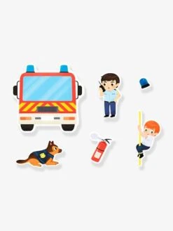 Cahier D'activités Mes Premiers Autocollants - Mes 500 Autocollants Police Et Pompiers AUZOU Jaune - Auzou -Jouets Pour Enfants cahier dactivites mes premiers autocollants mes 500 autocollants police et pompiers auzou 2