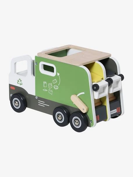 Camion De Tri Sélectif En Bois FSC® Multicolore - Vertbaudet 5 Camion De Tri Sélectif En Bois FSC® Multicolore - Vertbaudet – Image 3