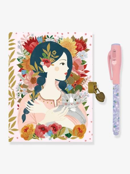 Carnet Secret + Feutre Magique Oana DJECO Rose - Djeco 3 Carnet Secret + Feutre Magique Oana DJECO Rose - Djeco