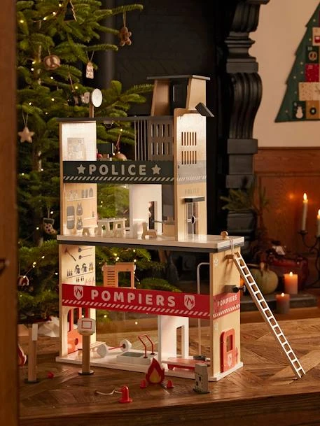 Centre De Secours Poste De Police + Poste De Pompiers En Bois FSC® Blanc - Vertbaudet 3 Centre De Secours Poste De Police + Poste De Pompiers En Bois FSC® Blanc - Vertbaudet