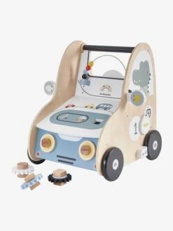 Chariot De Marche Avec Freins EN VOITURE SIMON En Bois FSC® Multicolore - Vertbaudet -Jouets Pour Enfants chariot de marche avec freins en voiture simon en bois fsc 2