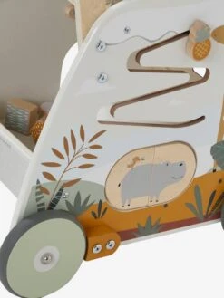 Chariot De Marche Multi-activités Tanzanie En Bois FSC® Vert - Vertbaudet -Jouets Pour Enfants chariot de marche multi activites tanzanie en bois fsc 4