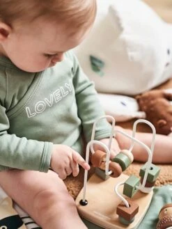 Coffret 3 Jeux D'éveil GREEN FOREST En Bois FSC® Multicolore - Vertbaudet -Jouets Pour Enfants coffret 3 jeux deveil green forest en bois fsc 3