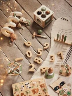 Coffret 3 Jeux D'éveil GREEN FOREST En Bois FSC® Multicolore - Vertbaudet -Jouets Pour Enfants coffret 3 jeux deveil green forest en bois fsc 4