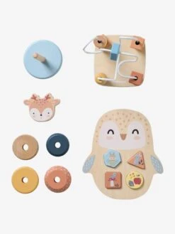 Coffret 3 Jeux D'éveil Les Amis De La Forêt En Bois FSC® Beige - Vertbaudet -Jouets Pour Enfants coffret 3 jeux deveil les amis de la foret en bois fsc 4