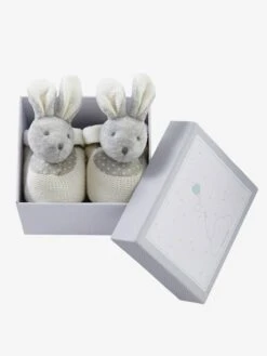 Coffret Chaussons Lapinou. Beige - Vertbaudet -Jouets Pour Enfants coffret chaussons lapinou 2