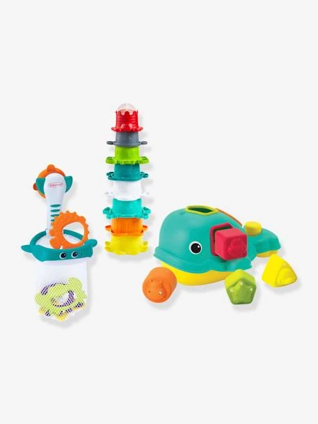 Coffret De Bain 3 Jouets - INFANTINO Multicolor - Infantino 3 Coffret De Bain 3 Jouets - INFANTINO Multicolor - Infantino