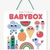 Coffret Livres D’éveil + Mobile Babybox MARCEL & JOACHIM Blanc - Auzou -Jouets Pour Enfants coffret livres deveil mobile babybox marcel joachim