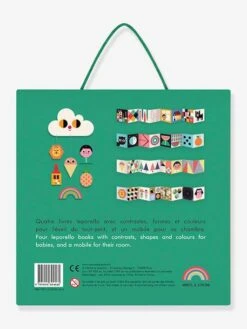 Coffret Livres D’éveil + Mobile Babybox MARCEL & JOACHIM Blanc - Auzou -Jouets Pour Enfants coffret livres deveil mobile babybox marcel joachim 3