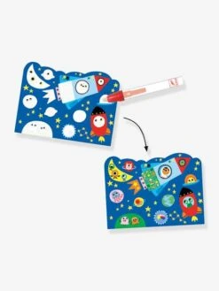 Coloriage à L'eau Caché Dans Le Ciel DJECO Bleu - Djeco -Jouets Pour Enfants coloriage a leau cache dans le ciel djeco 3