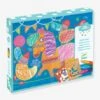 Coloriage Pour Les Petits Funambule Et Balles DJECO Bleu - Djeco -Jouets Pour Enfants coloriage pour les petits funambule et balles djeco