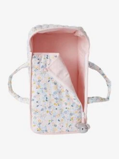 Couffin Poupon En Gaze De Coton Rose - Vertbaudet -Jouets Pour Enfants couffin poupon en gaze de coton 2