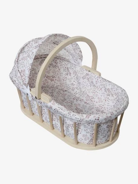 Couffin Pour Poupon En Bois FSC® Et Tissu Beige - Vertbaudet 3 Couffin Pour Poupon En Bois FSC® Et Tissu Beige - Vertbaudet