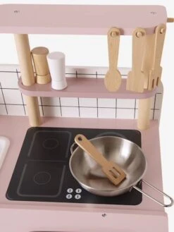 Cuisinette Design En Bois FSC® Rose - Vertbaudet -Jouets Pour Enfants cuisinette design en bois fsc 2