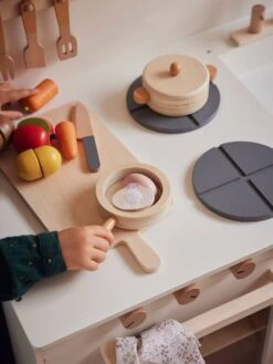 Cuisinette équipée Avec Rideau - En Bois FSC® Multicolore - Vertbaudet -Jouets Pour Enfants cuisinette equipee avec rideau en bois fsc 2