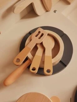 Cuisinette équipée Avec Rideau - En Bois FSC® Multicolore - Vertbaudet -Jouets Pour Enfants cuisinette equipee avec rideau en bois fsc 4