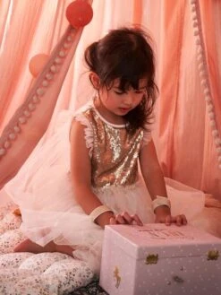 Déguisement De Princesse Avec Voile Et Couronne Rose - Vertbaudet -Jouets Pour Enfants deguisement de princesse avec voile et couronne 4