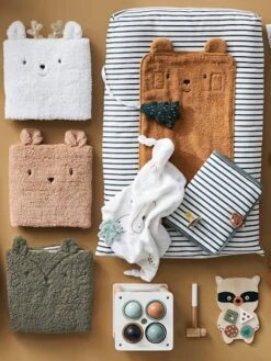 Doudou Carré + Hochet GREEN FOREST Multicolore - Vertbaudet 10 Doudou Carré + Hochet GREEN FOREST Multicolore - Vertbaudet -Jouets Pour Enfants doudou carre hochet green forest 2