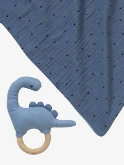Doudou En Gaze De Coton + Hochet En Bois PETIT DINO Multicolore - Vertbaudet 13 Doudou En Gaze De Coton + Hochet En Bois PETIT DINO Multicolore - Vertbaudet -Jouets Pour Enfants doudou en gaze de coton hochet en bois petit dino 5