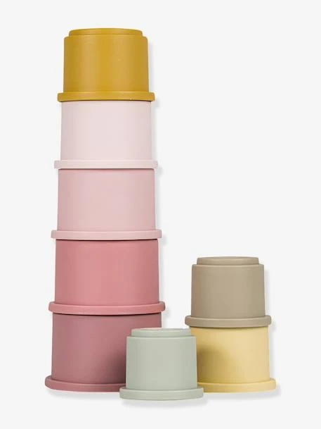 Gobelets Empilables - LITTLE DUTCH Rose - Little Dutch 8 Gobelets Empilables - LITTLE DUTCH Rose - Little Dutch – Image 6