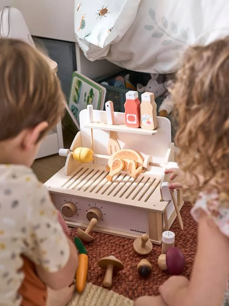 Grill Barbecue à Poser En Bois FSC® Beige - Vertbaudet 4 Grill Barbecue à Poser En Bois FSC® Beige - Vertbaudet – Image 2