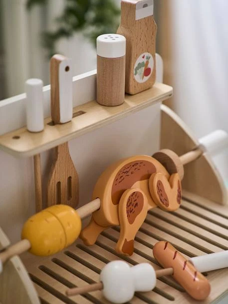 Grill Barbecue à Poser En Bois FSC® Beige - Vertbaudet 6 Grill Barbecue à Poser En Bois FSC® Beige - Vertbaudet – Image 4