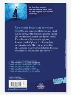 Harry Potter Et La Chambre Des Secrets T2 - GALLIMARD JEUNESSE Bleu - Gallimard -Jouets Pour Enfants harry potter et la chambre des secrets t2 gallimard jeunesse 1
