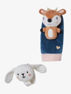 Hochets Mains Et Pieds Forêt Enchantée Multicolore - Vertbaudet -Jouets Pour Enfants hochets mains et pieds foret enchantee 4