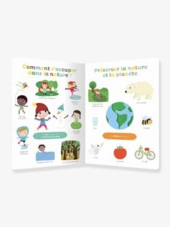 Imagier Ma Nature à Découvrir Et à Toucher AUZOU Blanc - Auzou -Jouets Pour Enfants imagier ma nature a decouvrir et a toucher auzou 2