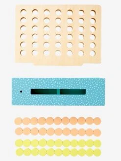 Jeu 4 En Ligne ! En Bois FSC® Multicolore - Vertbaudet -Jouets Pour Enfants jeu 4 en ligne en bois fsc 2