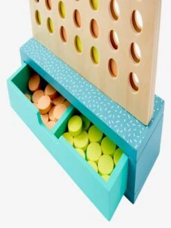Jeu 4 En Ligne ! En Bois FSC® Multicolore - Vertbaudet -Jouets Pour Enfants jeu 4 en ligne en bois fsc 3