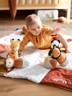 Jeu De Quilles En Tissu TANZANIE Multicolore - Vertbaudet -Jouets Pour Enfants jeu de quilles en tissu tanzanie 3