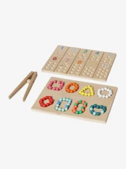 Jeu Tri Des Billes En Bois FSC® Multicolore - Vertbaudet -Jouets Pour Enfants jeu tri des billes en bois fsc 2