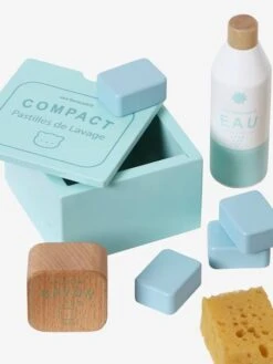 Kit Produits Ménagers En Bois FSC® Blanc - Vertbaudet -Jouets Pour Enfants kit produits menagers en bois fsc 3